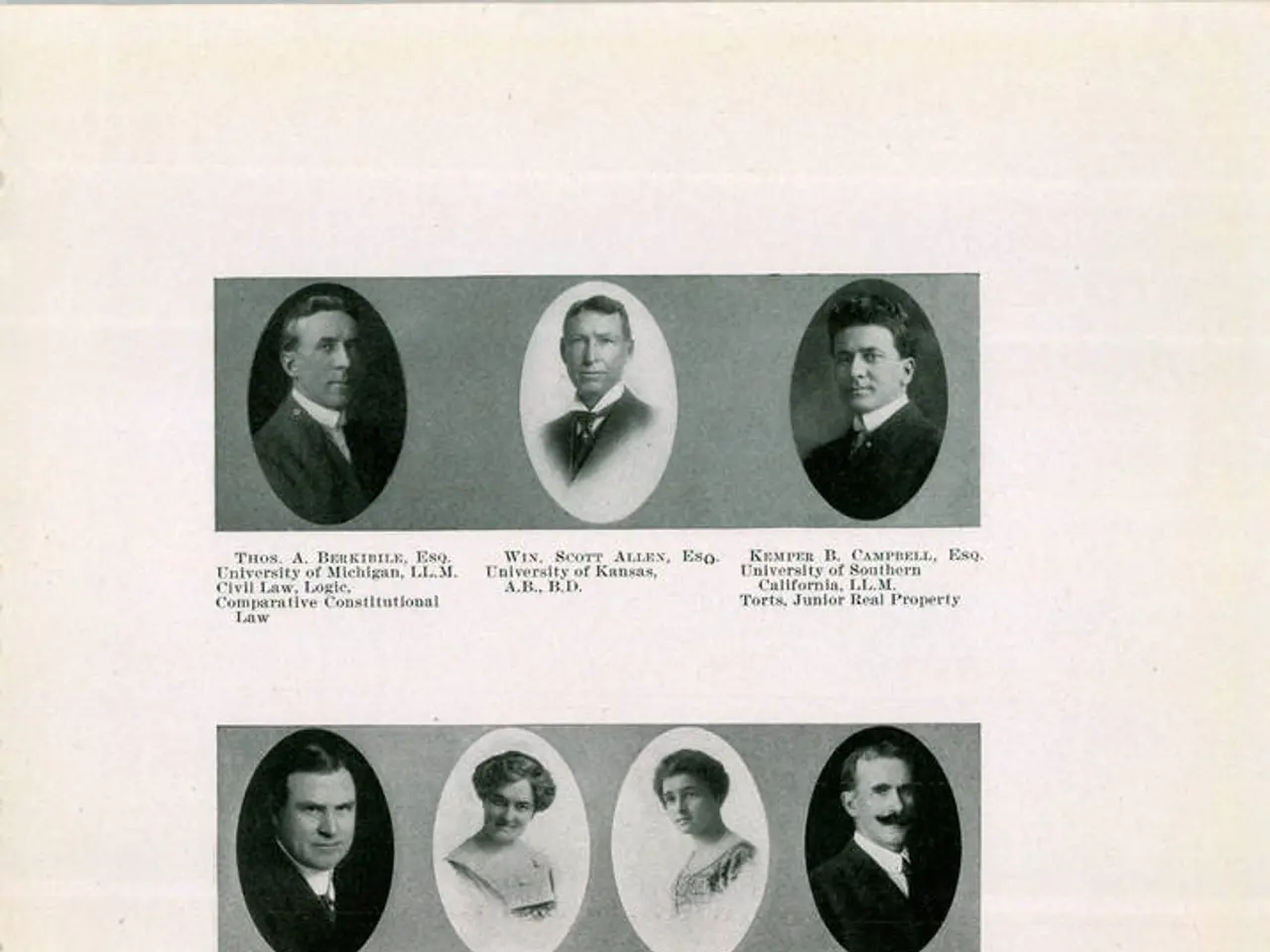 In this picture I can observe passport size photographs of some people on the paper. There is some...