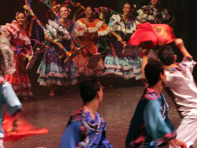 Public presentation of Vietnam's first humanoid robots showcases their seamless dance abilities in...