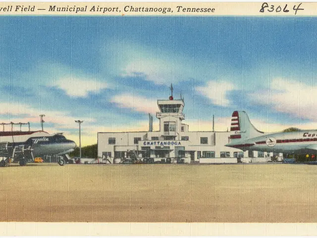 In this image we can see a building. On the top of the building antennas are there. right and left...