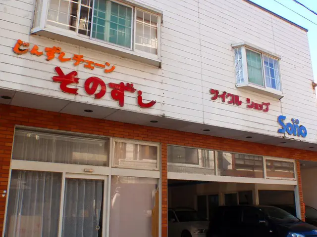 It looks like a store, there are windows on this building. In the down side there are 2 cars.