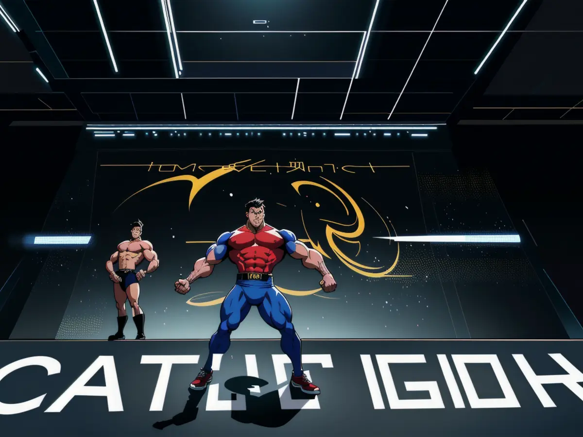 Robin Zeng, chairperson of CATL, appearing at the brand's Tech Day event held in Shanghai, China,...